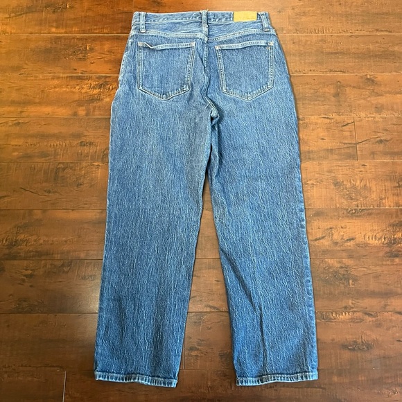 MADEWELL Denim The Perfect Vintage Straight Jean Greenhaven Seamed Version 29 - Picture 8 of 14